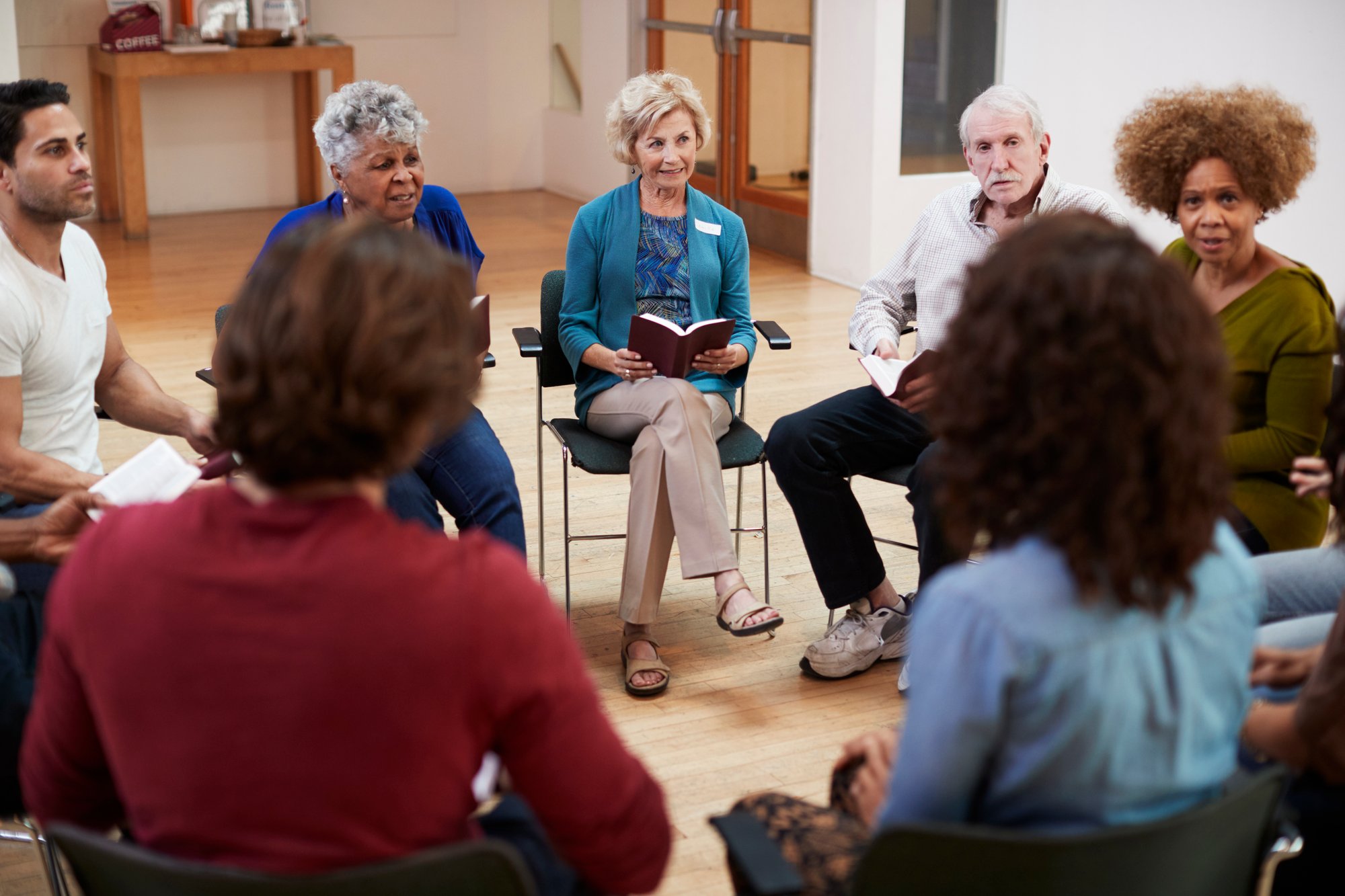 Small group in a circle-1